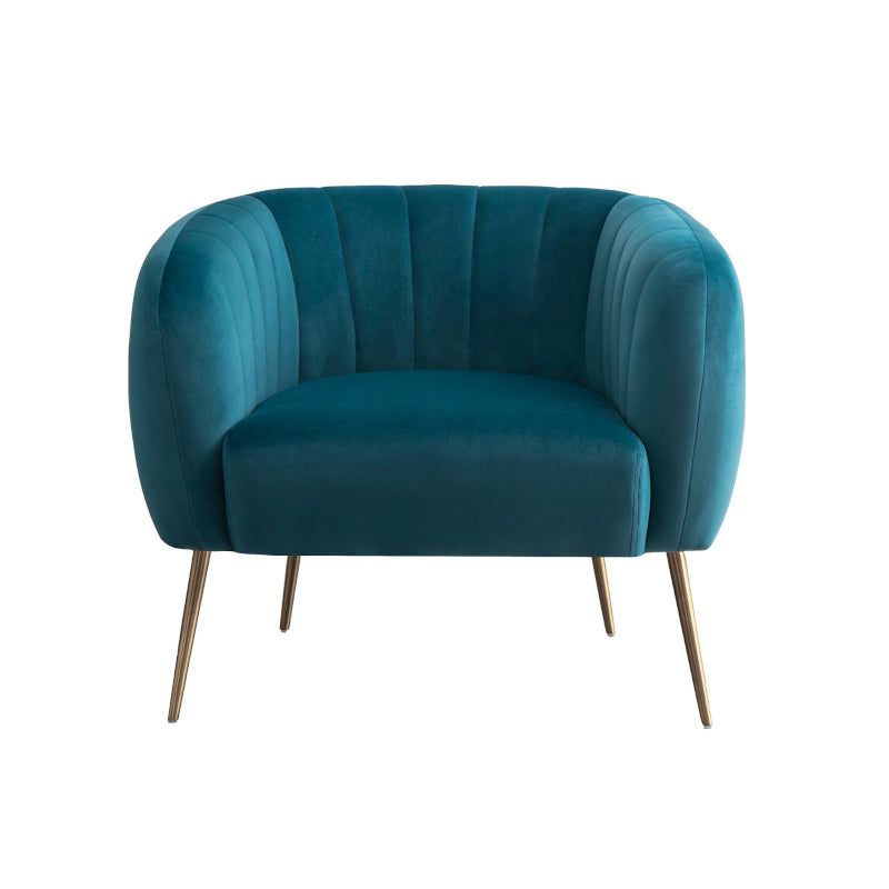 Velvet Armchair Teal