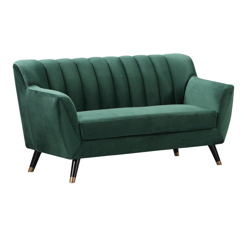 Velvet 2 Seat Sofa Green
