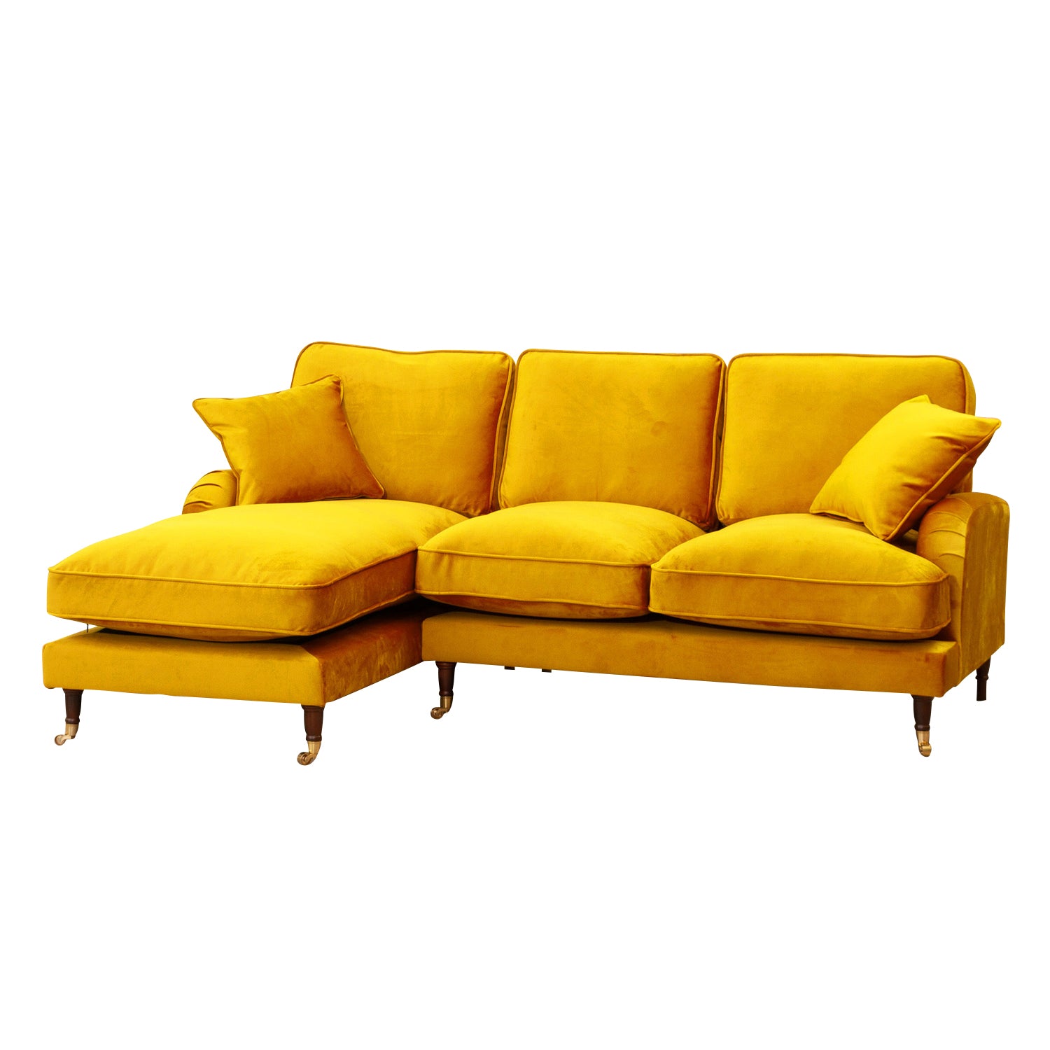Velvet Corner Sofa 1977