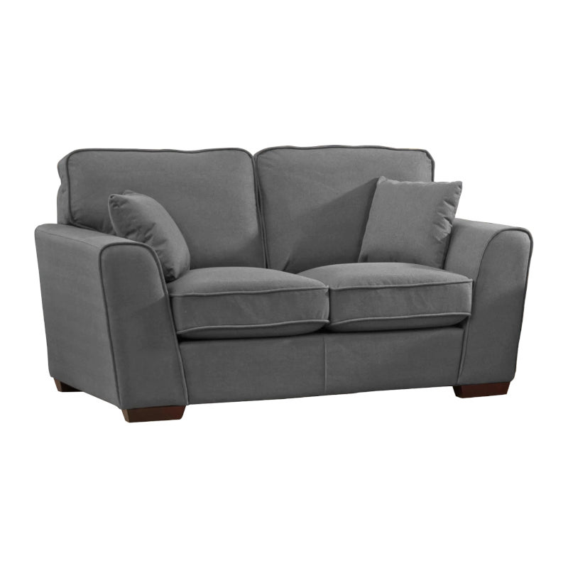 Fabric 2 Seat Sofa Dark Grey