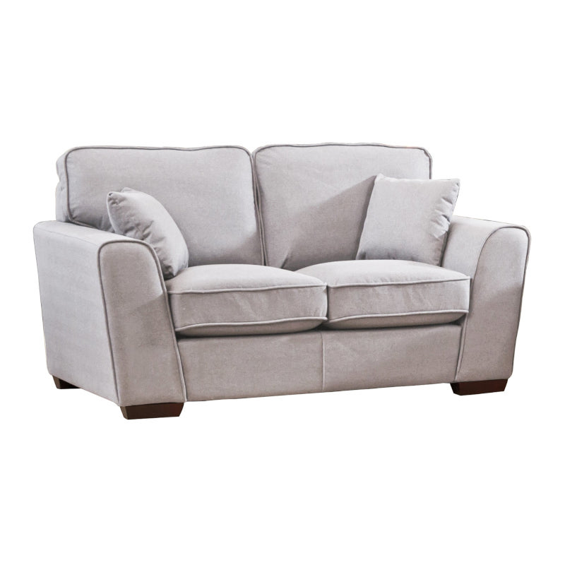 Fabric 2 Seat Sofa Light Grey