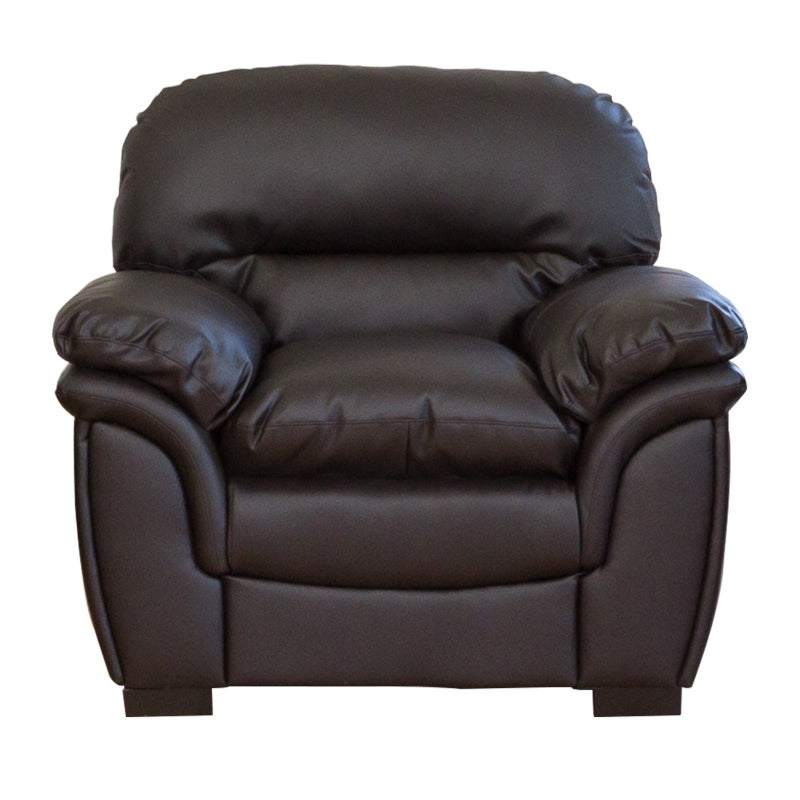 Leather Armchair Brown