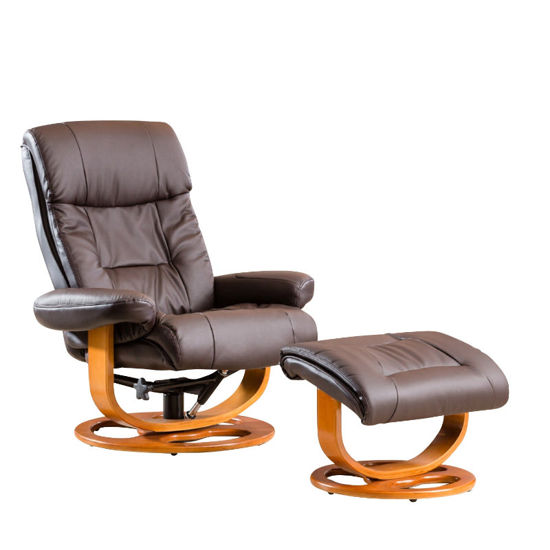 Leather Massage Swivel Recliner 7656AF