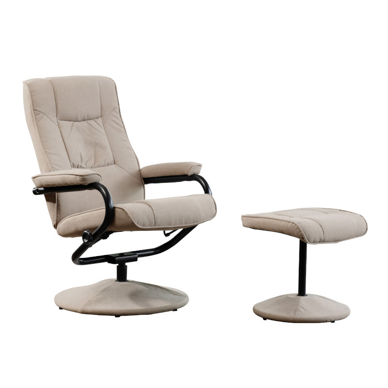 Fabric Swivel Recliner 7738
