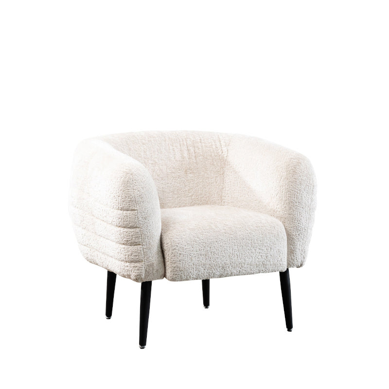 Crushed Fabric Tub Chair